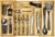 KitchenEdge Silverware & Utensil Drawer Organizer, 14-25 in, Bamboo