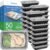 Dealusy 50 Pack (100-Piece) 32 oz Meal Prep Containers Reusable with Lids