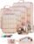 Veken 9/11 Set Compression Packing Cubes for Cruise Travel Essentials,Compressible Expandable Large Luggage Organizer Bags for Clothing,Space Saver Bags with Over 1000 pcs of Mesh Holes(Beige)