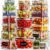 50 PCS Food Storage Containers with Lids BPA-Free (25 Containers & 25 Lids)