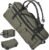 STOVER 45/80/100L U-Zip Rolling Duffel Bag with Wheels, Voyager Series X-Large Durable Travel Duffle + Toiletry Bag, Lay-Flat Opening, Packable w/Shoulder Straps- Use as Luggage or Backpack (Green)