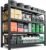 Letaya 3000LBS Storage Shelves Heavy Duty,70″ H Garage Shelving Units, 4 Tier Adjustable Utility Rack Shelf,Large Metal Industrial Shelves,for Shop,Warehouse,Basement,Black (48″ W x 24″ D x 70″ H)