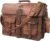 cuero Leather Messenger Bag for Men, 18 Inch Laptop Crossbody, Handmade Leather Shoulder Satchel Bag for Men, Full Grain Business Briefcase for Office/Work/Travel – Vintage Brown