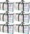 BALEINE 6-Pack Oversized Moving Bags with Reinforced Handles, Heavy-Duty Storage Tote for Clothes, Moving Supplies (Clear, 6-Pack)