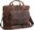 Leather briefcase 18 Inch Laptop Messenger Bags for Men and Women Best Office Briefcase Satchel Bag