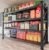 71.3″ Wide Heavy Duty Garage Shelving Units,5000LBS Deep Storage Shelves,Black Metal Garage Shelves,Steel Shelf,Large Storage Rack,Industrial Shelving for Shop,Warehouse,Basement,71.3″W x 24″D x 70″H