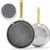 GreenPan Hybrid 2 Piece (9.5″ & 11″) Stainless Steel & Ceramic Skillet Set