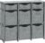 Cube Storage Organizer with Storage Bins Included – The Perfect Closet Organizers and Storage Solution. Includes 9 Storage Cubes, Great For Toy Storage, Closet Storage, Clothes Storage (Grey)