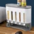Wall-Mounted Dry Food Storage Dispenser 9Kg Capacity Airtight Cereal & Grain Organizer with Removable Compartments