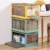 1pc Foldable Storage Trunk Open Storage Box Transparent Storage Box Home Wardrobe Clothes Organizer Large Capacity Clear Plastic