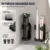 Electric Toothbrush Holder Wall Mounted Self Adhesive No Drilling Razor Stand Shaver Support Rack Bathroom Organizer Storage Hook Punch Free Shower Accessories Multifunctional Waterproof Space Saving Rustproof for Men Women Bathroom Kitchen