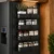 4 Pack Magnetic Spice Rack for Refrigerator, 2 Large & 2 Small Metal Fridge Side Organizer Shelves with Hooks, No Drilling Kitchen Storage Rack